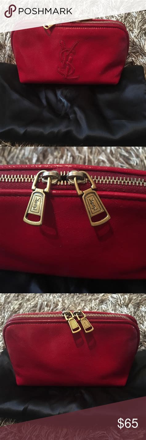 yves saint laurent pouch red|saint laurent tuxedo bag.